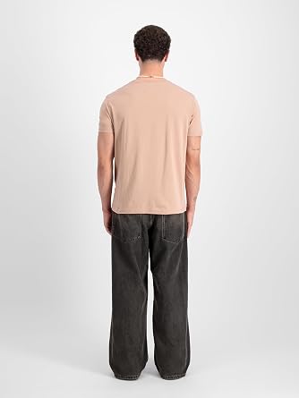 Alpha Industries Men's Basic T-Shirt, Dusty Coral, S