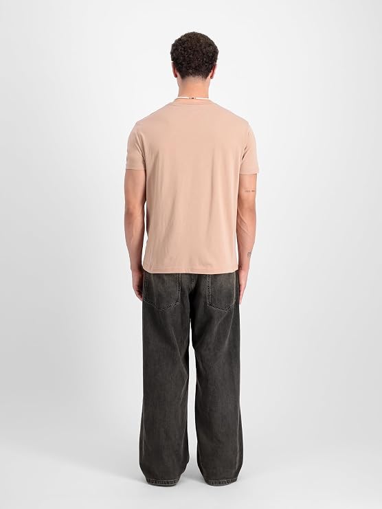 Alpha Industries Men's Basic T-Shirt, Dusty Coral, S