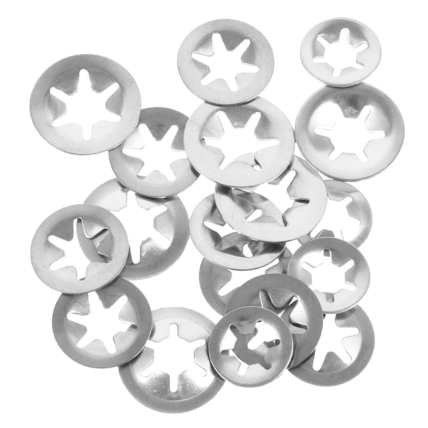Bearing Retaining Rings 30pcs Stainless Steel Plum Clamp Set