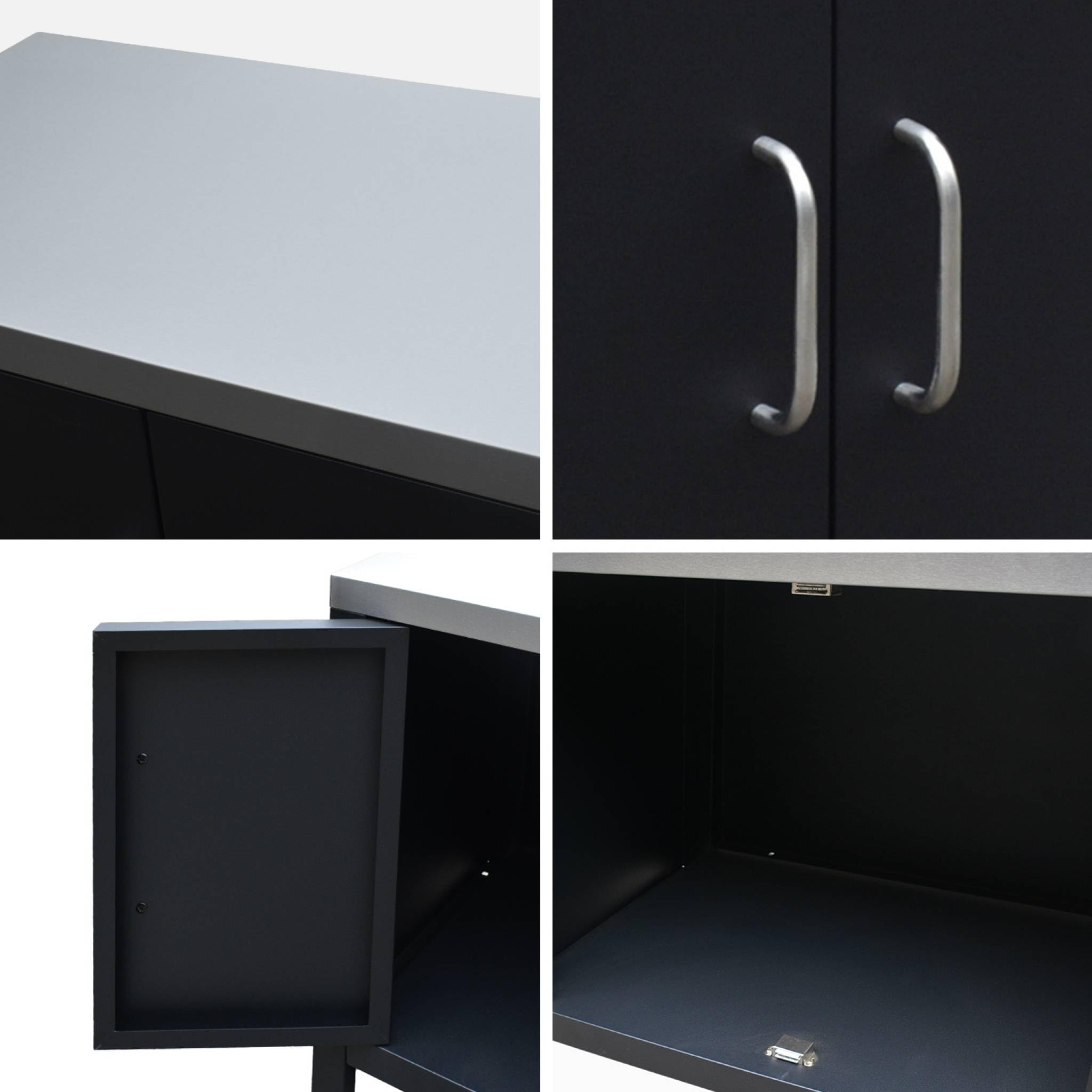 sweeek - Meuble de cuisine extérieure en acier L80cm