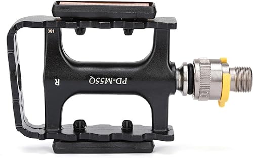Miniatura 9 de Pedales de bicicleta de carreteraMTB, pedales de bicicleta de aleación de aluminio, pedal de bicicleta de montaña con clavos antideslizantes