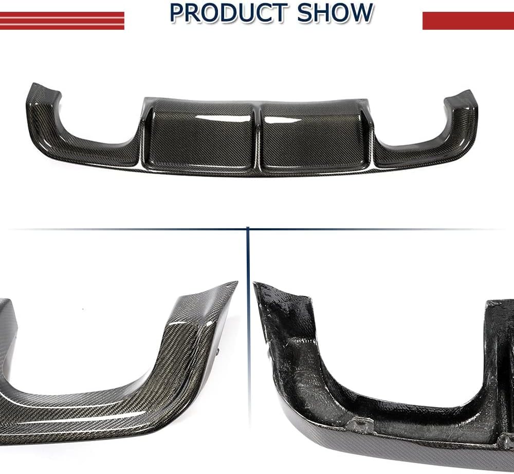 X5M X6M Carbon Fiber Rear Diffuser for BMW X5M F85 X6M F86 2015-2019 Sport Utility 4-Door Rear Bumper Cover Lower Lip Spoiler Factory Outlet