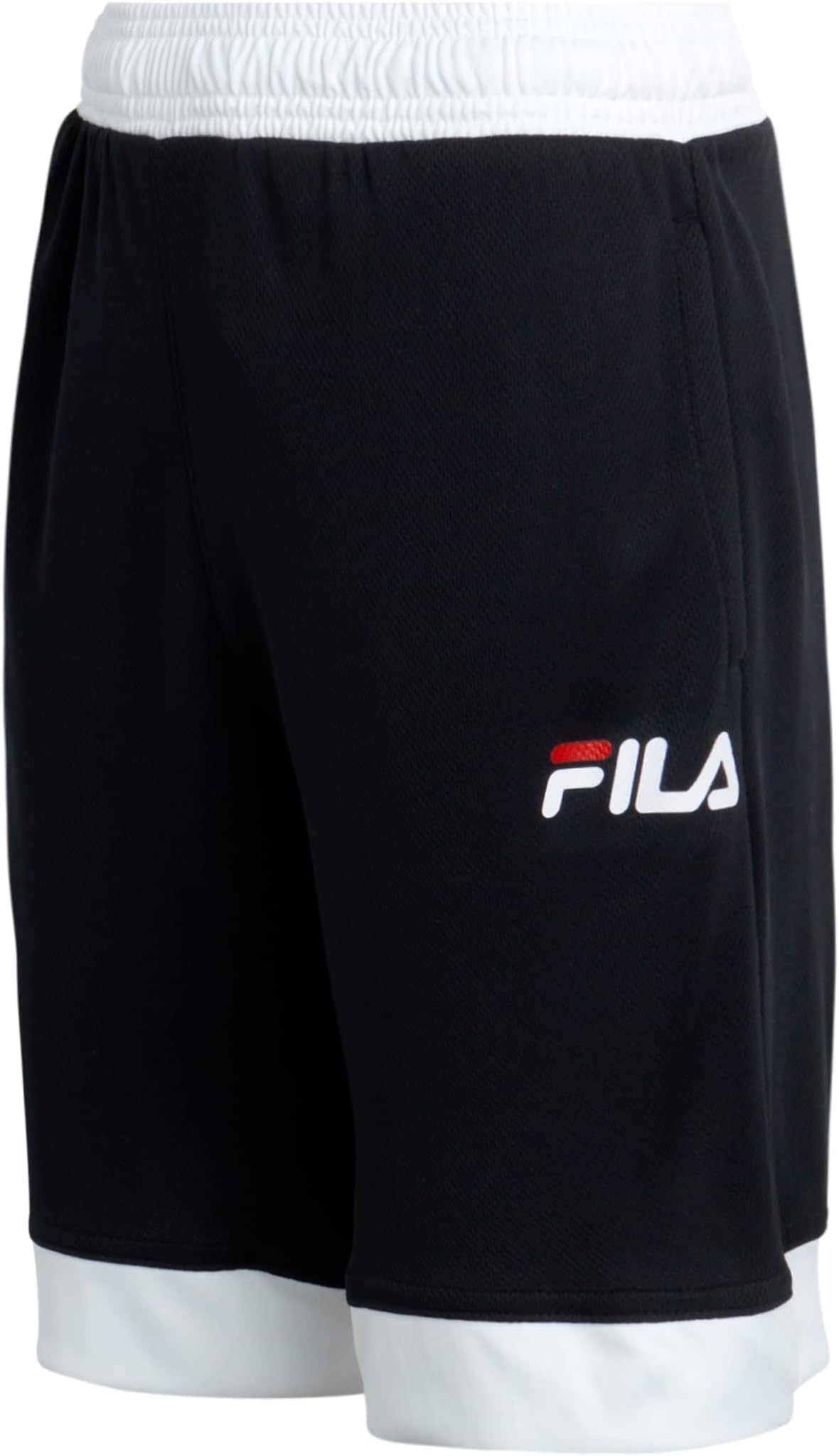 FilaBoys' Active Shorts - Youth Activewear Gym Shorts for Boys - Kids Athletic Performance Basketball Shorts, Pockets (8-20)