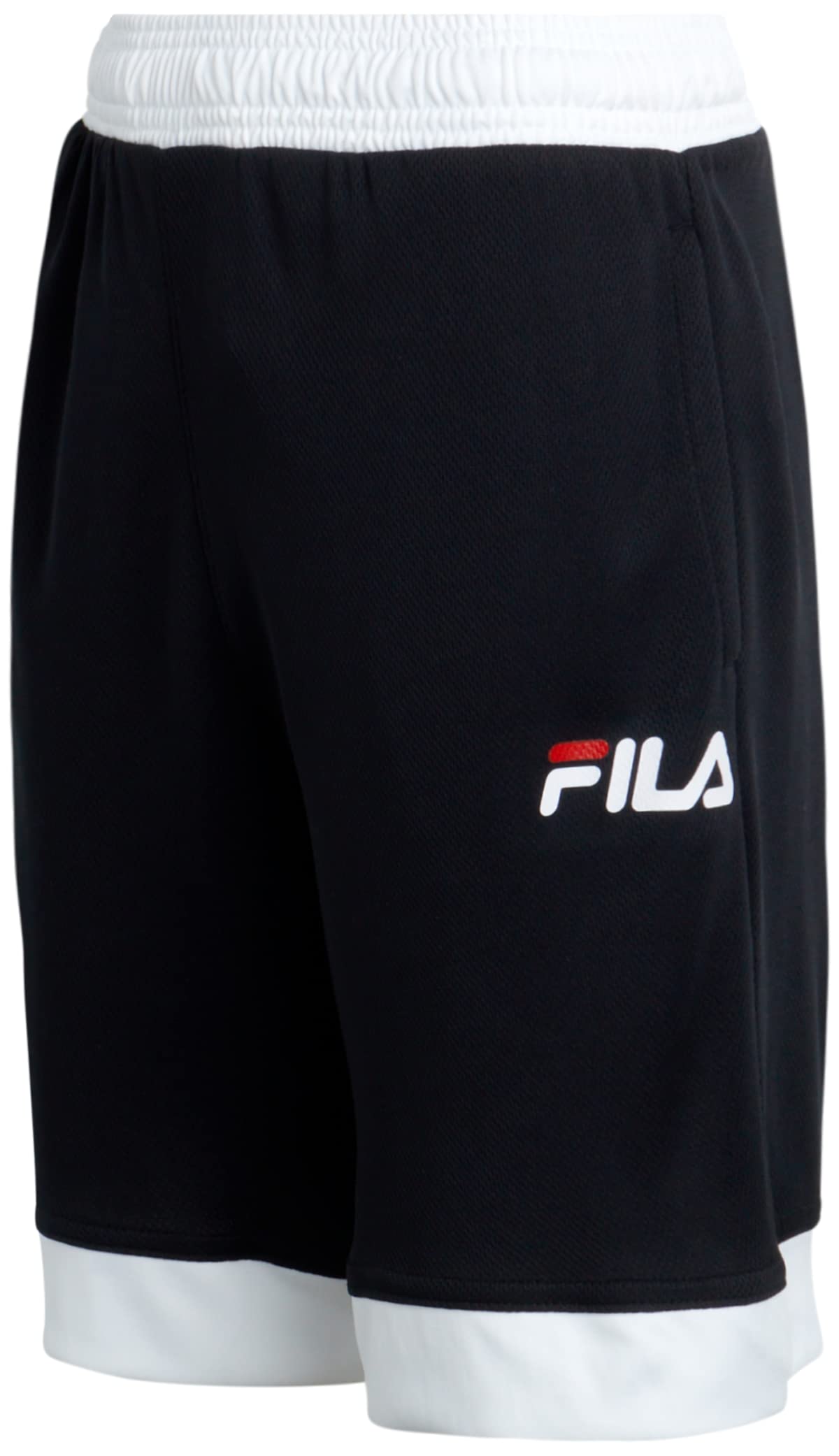 FilaBoys' Active Shorts - Youth Activewear Gym Shorts for Boys - Kids Athletic Performance Basketball Shorts, Pockets (8-20)