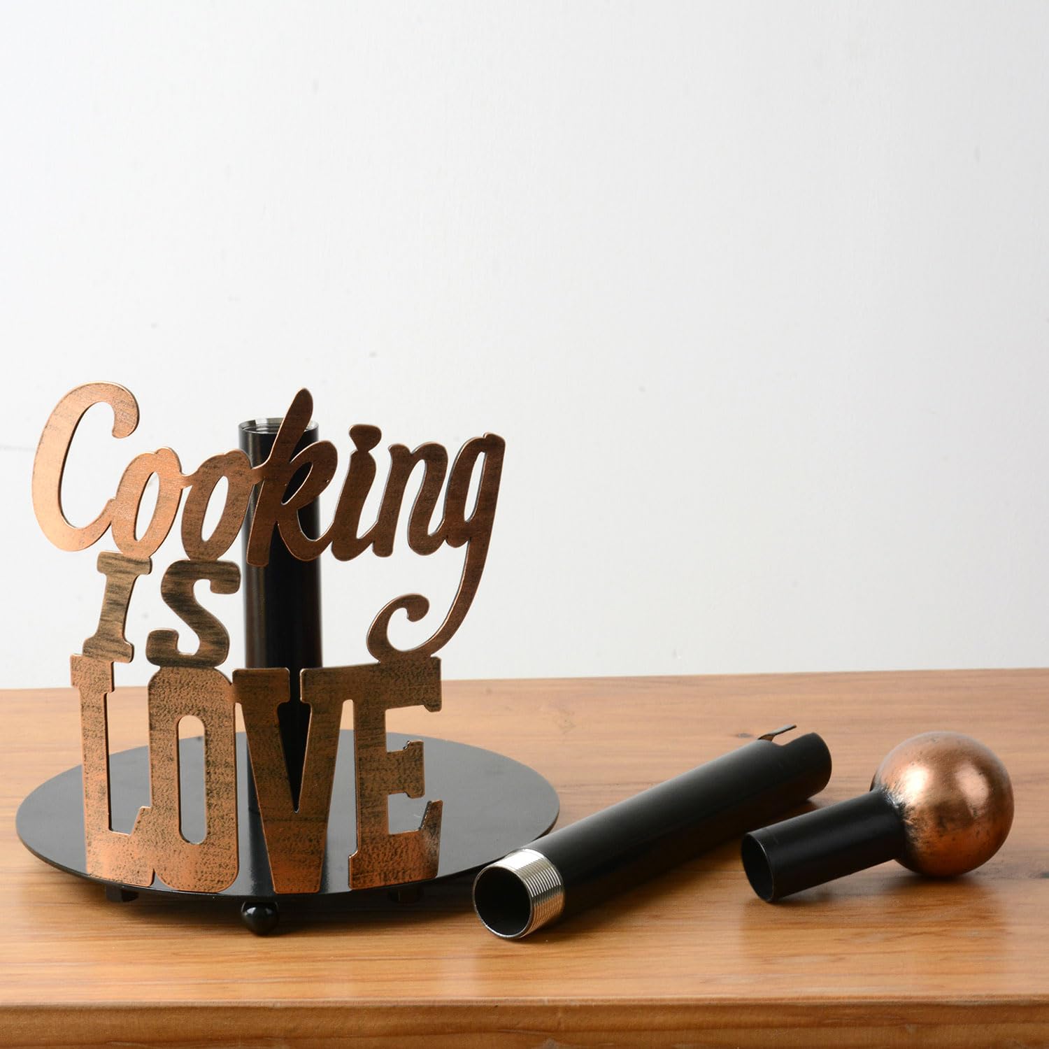 HAUCOZE Portarotolo Cucina, Porta Carta da Cucina,Porta Carta da Bagno, Portasalviette di Carta per Kitchen Countertop 34cm