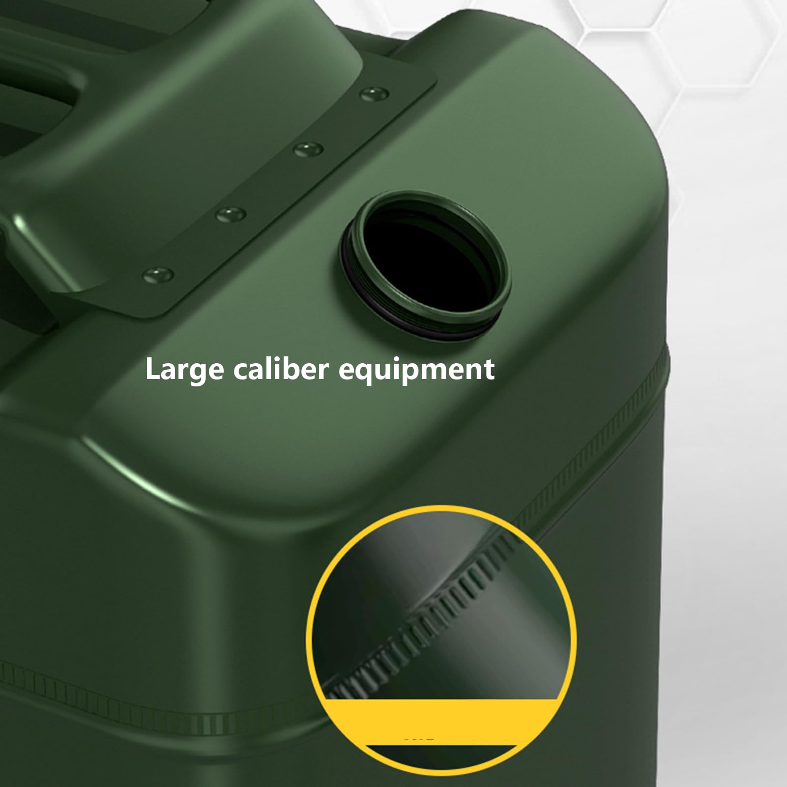 Bidón De Gasolina Portátil 201 Depósito De Combustible De Acero Inoxidable Bidón De Reserva De Gasóleo Bidón De Repuesto De Gasolina Bidón De Combustible,15L