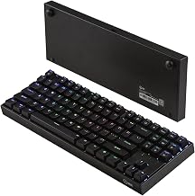 AL87Pro Aluminum CNC Frame, Bluetooth/USB/2.4G, Wireless RGB Mechanical Keyboard, 80% TKL Gaming Keyboard, Hot Swappable Switch Customizable Backlit for Windows Mac Gamers