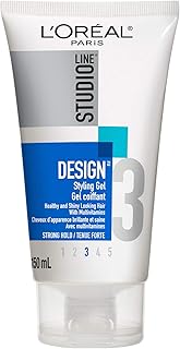 L'Oreal Paris Studio Line Design Strong Hold Styling Gel, 150-Milliliter