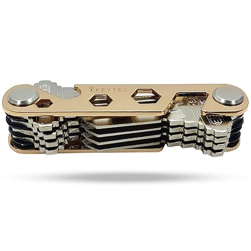 Compact Key Organizer by KEYTEC (12-16 keys) - Premium Key