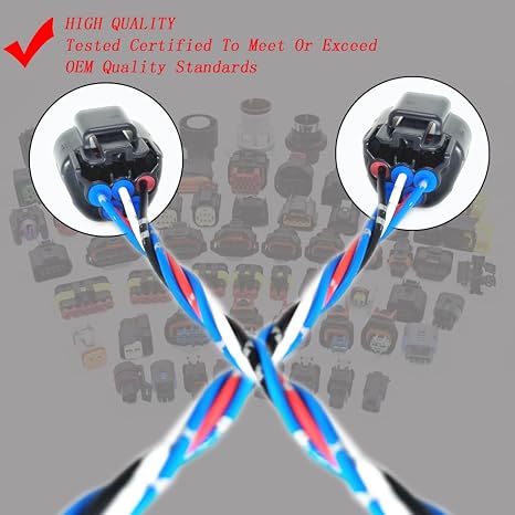 1PCS Electric Water Pump Connector Plug Harness Pigtail Wire 2010-2015 Replacement for Toyota Prius 1.8L Prius C 1.5L Prius V Lexus CT200h 1.8L 161A0-29015 161A0-39015 WPT190 WPT-190 16271-37020