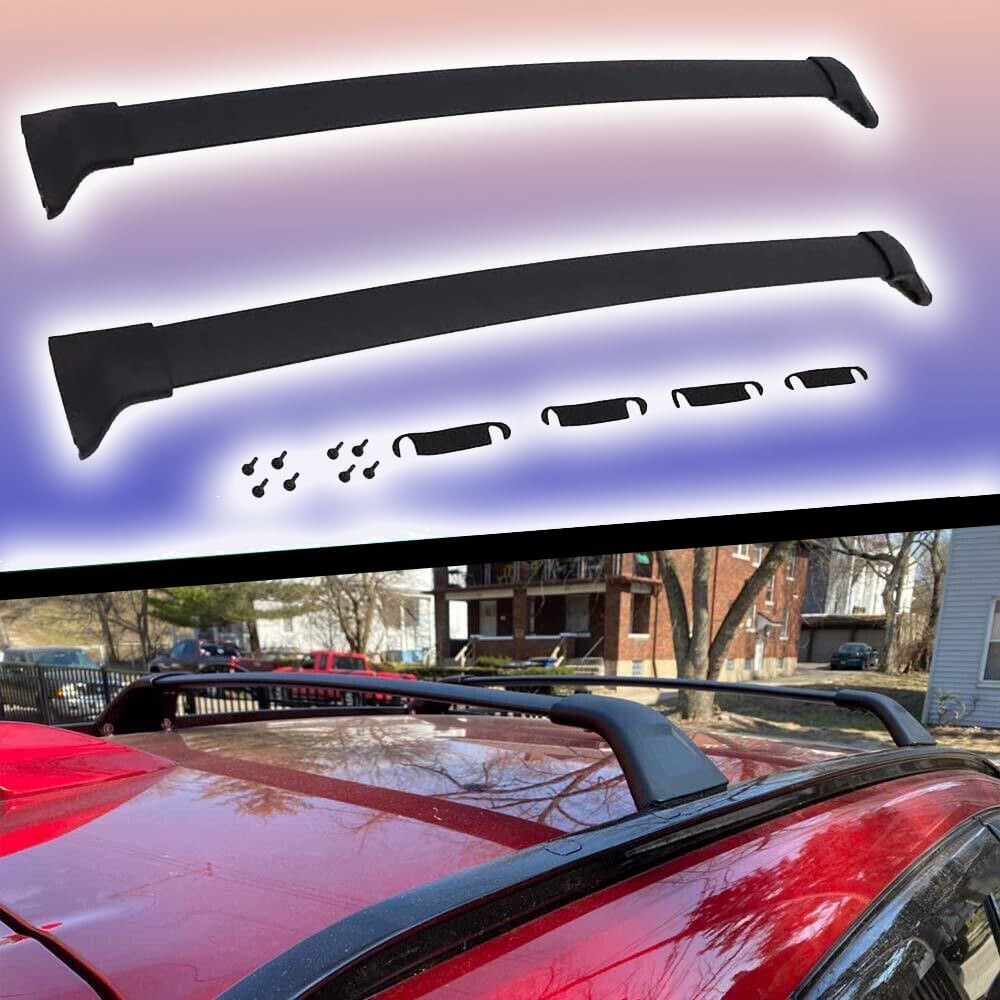 Aluminum Roof Rack for Mazda CX-9 CX9 2016-2020 crossbars for Secure Luggage Cargo Storage Durable for Travel Adventures Accessories Black(2PCS)