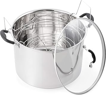 PrepNCook by McSunley 21.5Qt Induction Stainless Steel Water Bath Canner