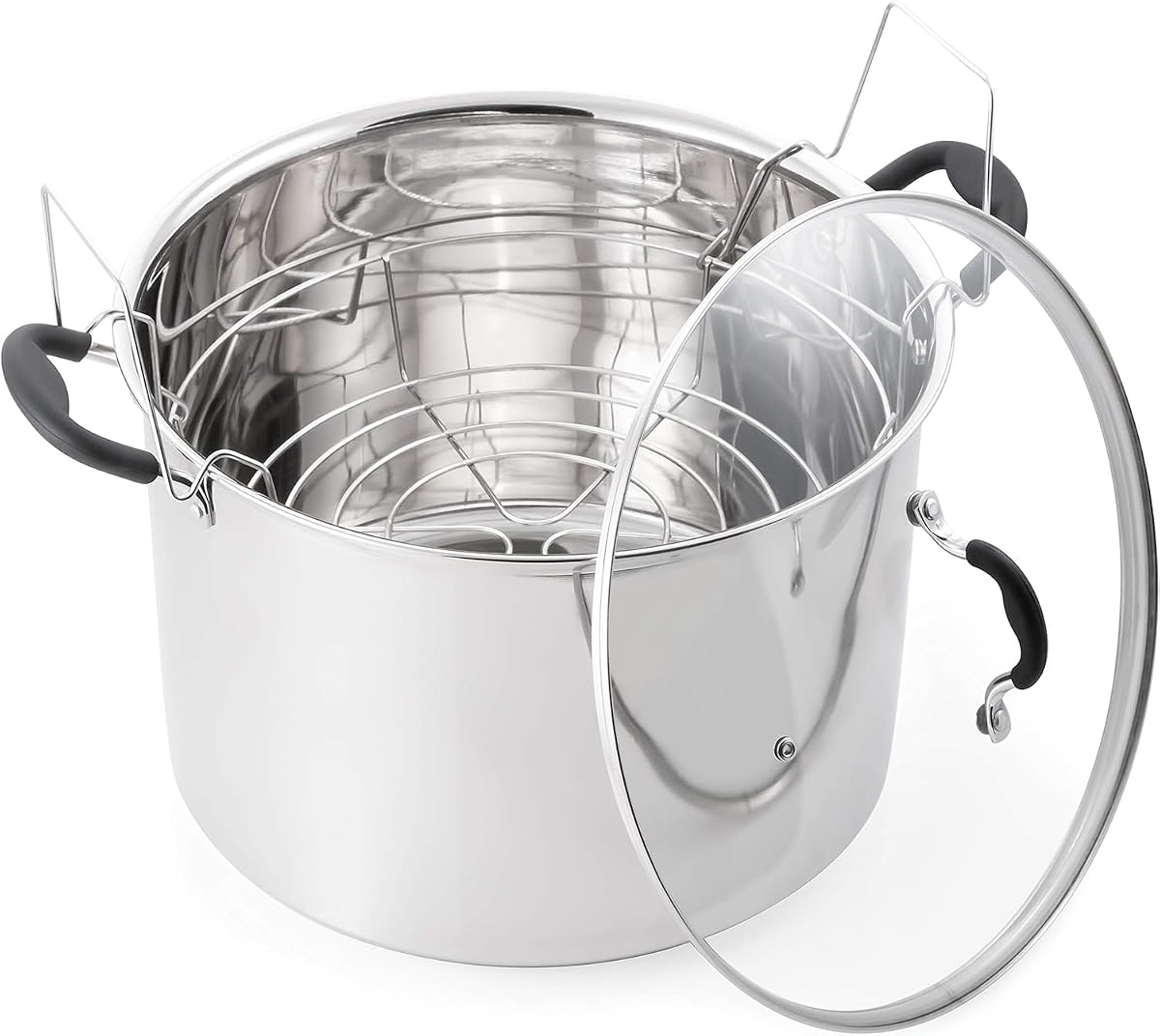 McSunley Induction Canner, 21.5 Qt, Silver