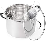 Prep•N•Cook by McSunley 21.5Qt Induction Stainless Steel Water Bath Canner