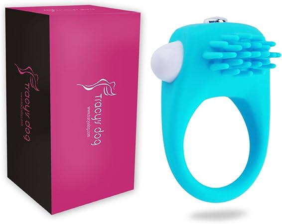 Tracys Dog Anillo vibrador de silicona para pene con ...