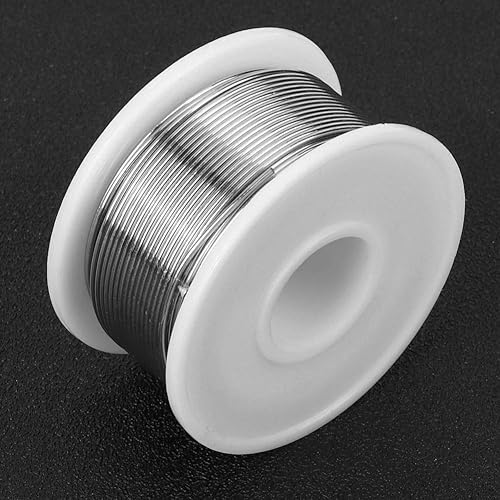 Miniatura 7 de Walfront Alambre de soldadura de núcleo de colofonia 0.039 in 3.53 oz - Sin núcleo de flujo limpio Alambre de soldadura de estaño para reparación