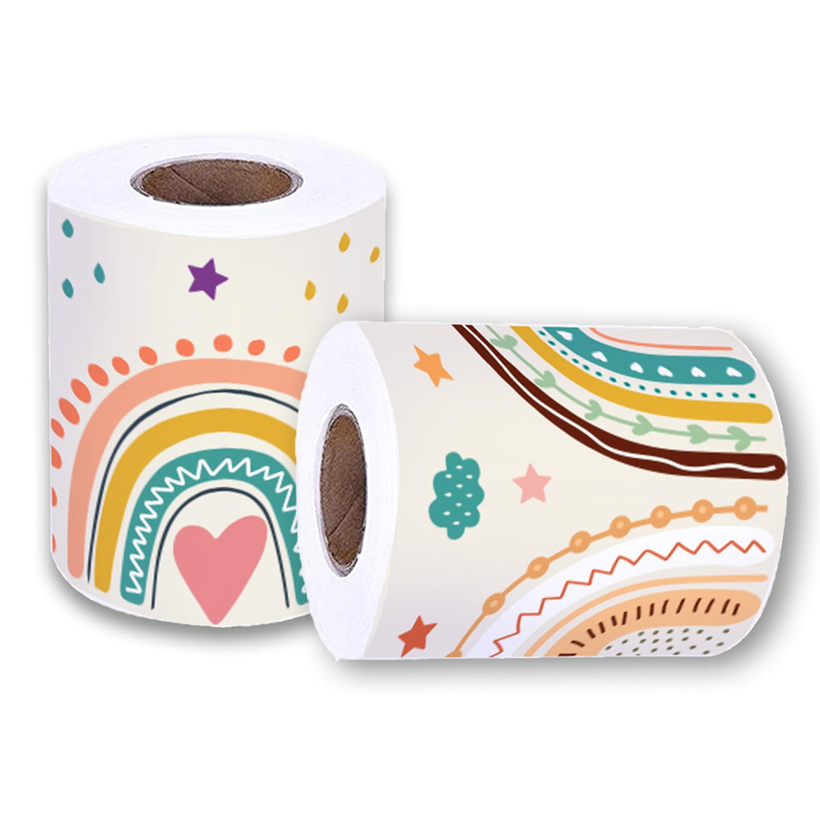 Operitacx 1 Rollo Borde Del Arco Iris Pegatina Borde Del Boletín Del, image size:1600x1600