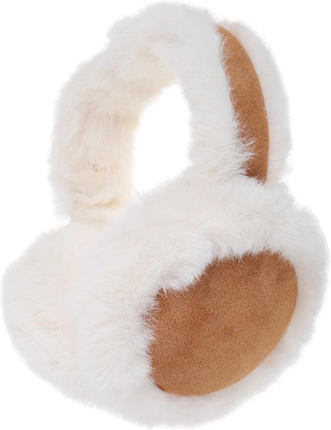Ear Earmuffs for Women and Boys and Girls Foldable Ear Warmers for Cold Weather Soft Faux Fur Design Convenient for Outdoor Activities