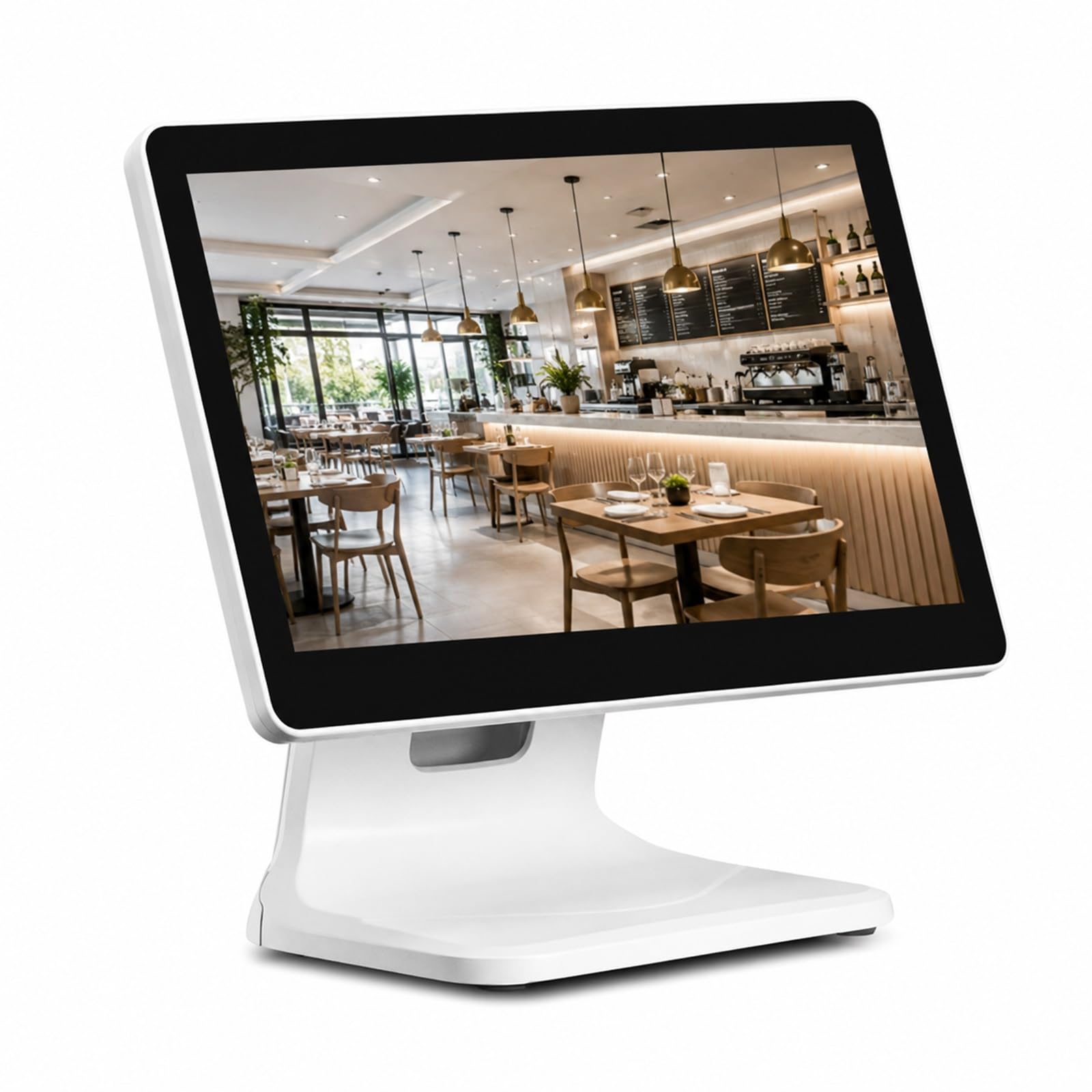 Terminale POS for Vendita al Dettaglio e Ristorazione,Display Touchscreen | Inserisci Membri, 15.6", 4GB RAM, Raffreddamento Potente, Angolo Regolabile, per Minimarket