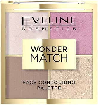 Eveline Cosmetics Wonder Match Face Controur ng Palette N01 Pembe