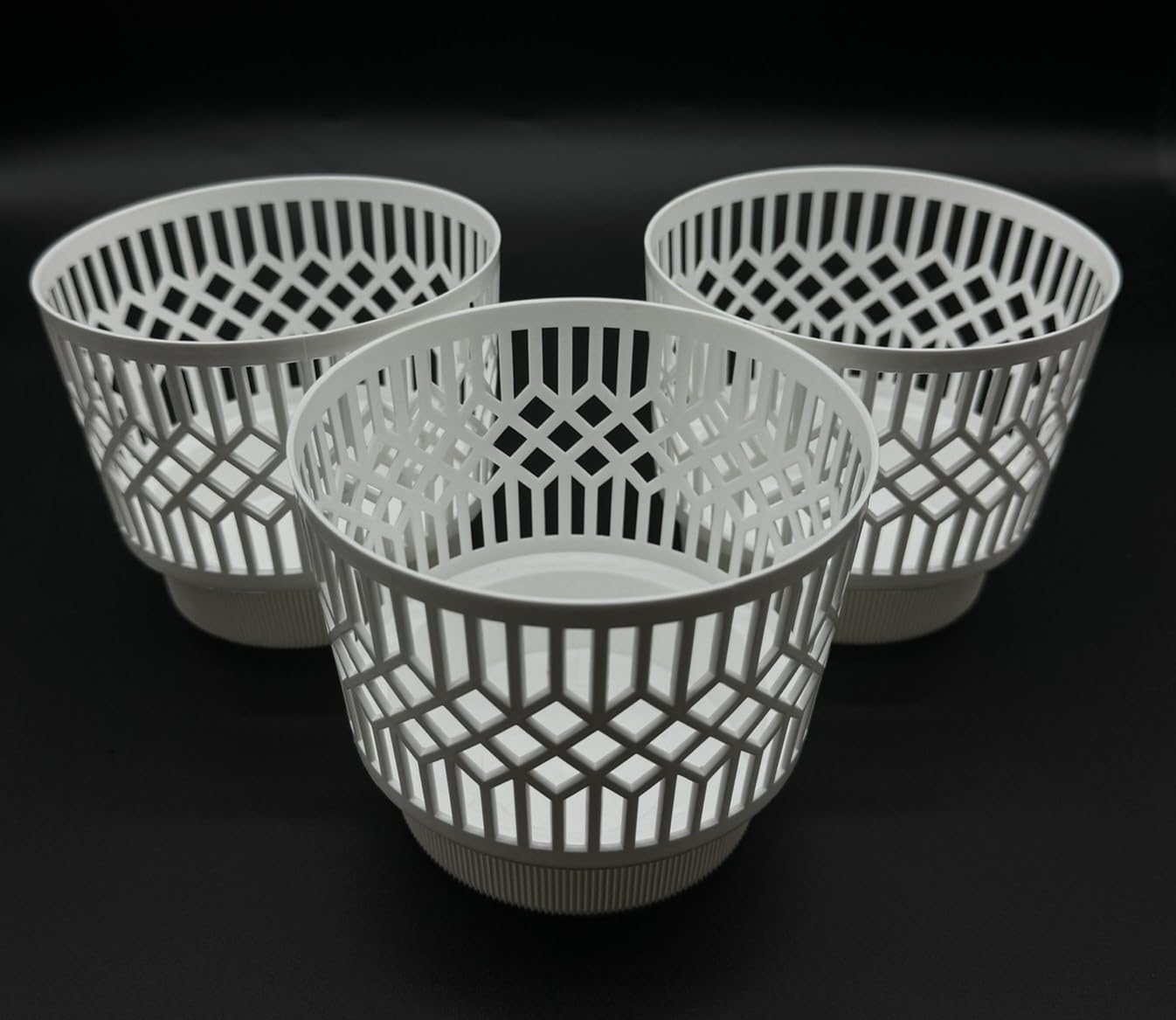 Kimmel Set of 3, White, 11 cm