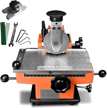 Metal Nameplate Stamping Machine,Semi-Automatic Embosser Label Printing Marking Machine,Dog Tag Printer,Embosser Marking Tool,2mm