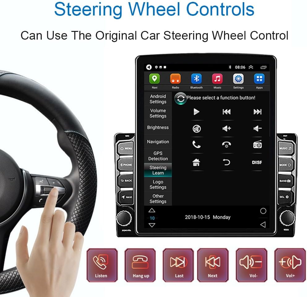 9.7-inch CarPlay Suitable for Ford Fusion 2006-2009 Car Sereo Radio Android 13 GPS Navigation