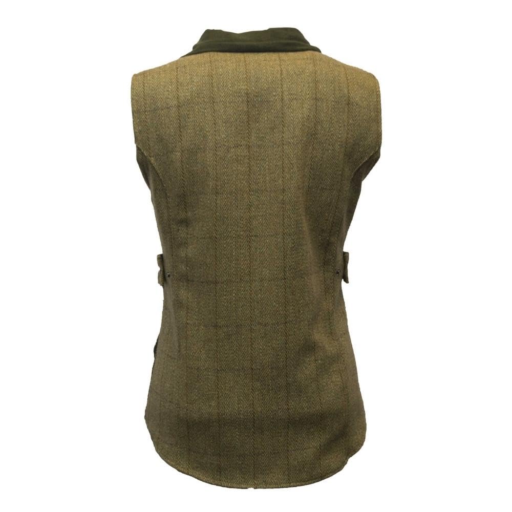 Walker and Hawkes - Bayston - Chaleco de Tweed para Mujer - Inspirado en la hípica y la Caza