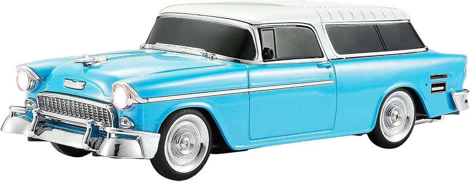 WSTER Retro car-Shaped Bluetooth Speaker, high-Definition Sound Quality, TWS Pairing, Multiple Interface outputs, Truck Model Bluetooth Speaker, Suitable for Desktop Decoration, Parties, Beach Blue
