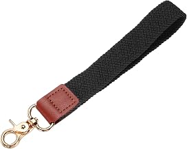 uxcell Wrist Lanyard Keychain Braided Strap Hand Key Holders for Car Keys