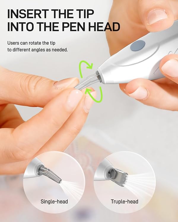 YOFIGO Electric Diamond Painting Pen,Wireless Art Pen for Diamond Painting with 3 Adjustable Suction Levels, Professional Diamond Art Pen with Magnetic Charging Base, Tool for DIY Craft by YOFIGO - Image 6