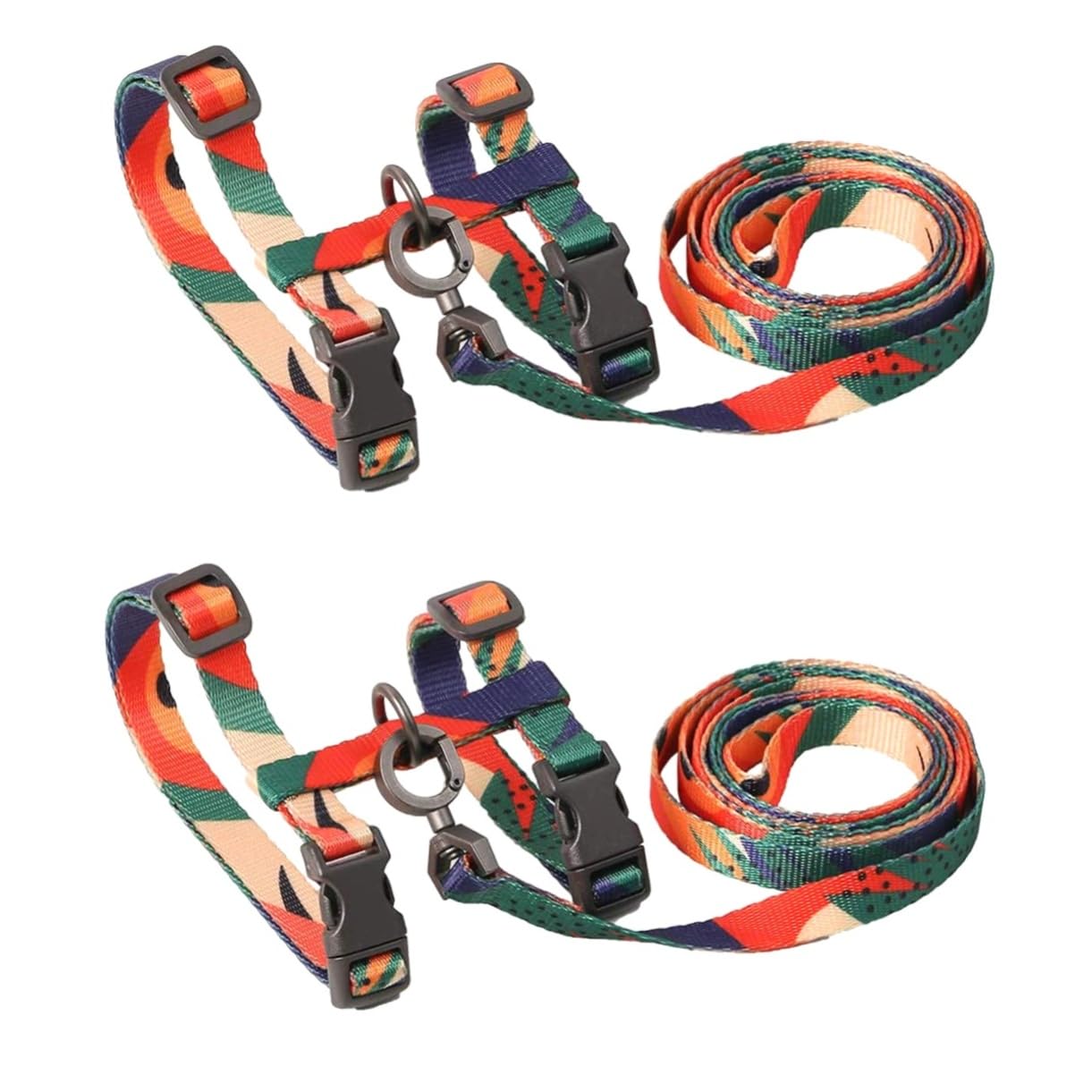 Didiseaon 2pezzi Pettorina Per Gatti Con Guinzaglio Materiale Resistente Per Passeggiate Sicure Design Elegante e Leggero Perfetta Per Gattini e Gatti Adulti