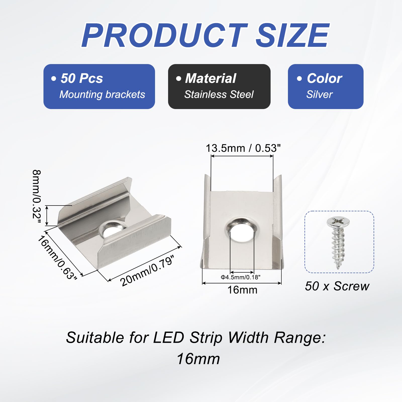 PATIKIL LED Strip Clips - Image 2