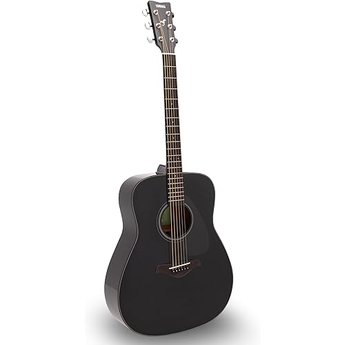 Yamaha FG800J Solid Spruce Top, Traditional Western Gloss Finish Body, 6-String Right-Handed Acoustic Guitar with Rosewood Fingerboard and Bridge (Black), Dreadnought