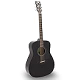 Yamaha FG800J Solid Spruce Top, Traditional Western Gloss Finish Body, 6-String Right-Handed Acoustic Guitar with Rosewood Fingerboard and Bridge (Black), Dreadnought