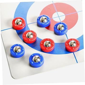Alipis 32pcs Shuffleboard Replacement Pucks and Rolling Beads Set Tabletop Curling Accessories for Family Games Mini Foosball and Soccer Table Football Equipment