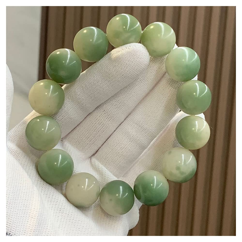 Bracciale con Perline Bodhi Bracciale Elasticizzato a Cerchio Singolo Fresh Bodhi for Uomo Donna Meditazione Yoga,Perline Bodhi(18mm)