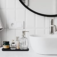 Vista 6 de Silicone Organizer Tray, Soap and Sponge Holder for Kitchen Sink, Bathroom - Storage Tray for Dish Brush, Soap Dispenser, Dishwashing Accessories- 2