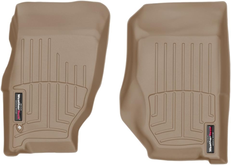 WeatherTech Custom Fit FloorLiners for Jeep Liberty - 1st Row (460321), Grey