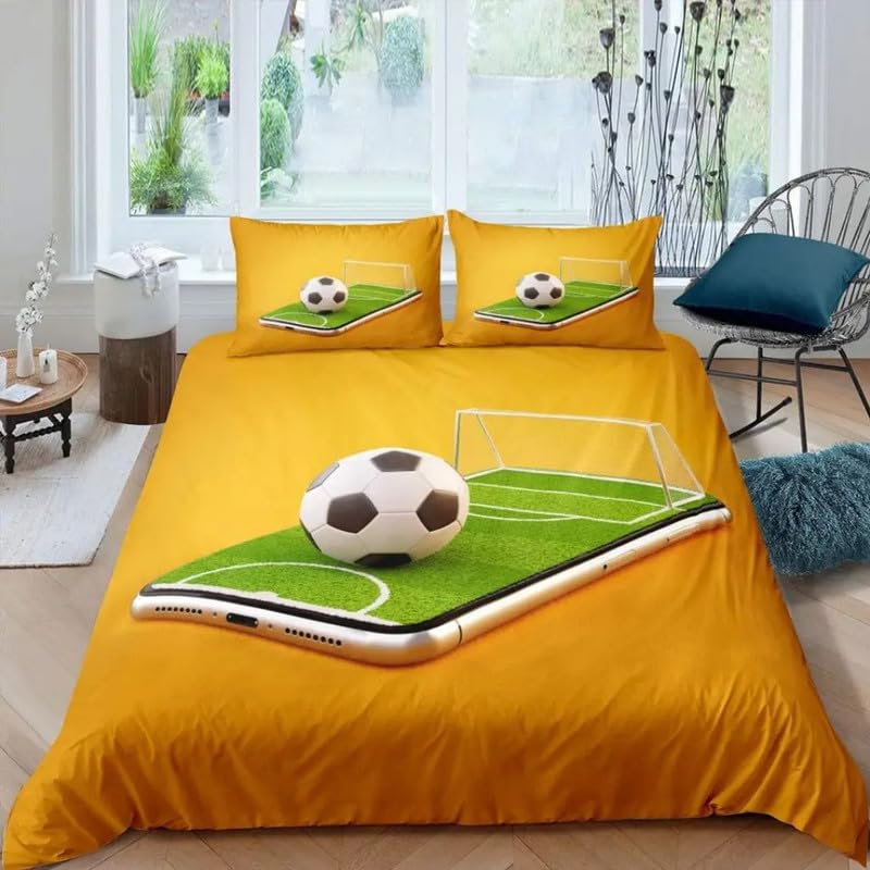 Cadeau personnalisé garçons et filles avec la parure foot orange