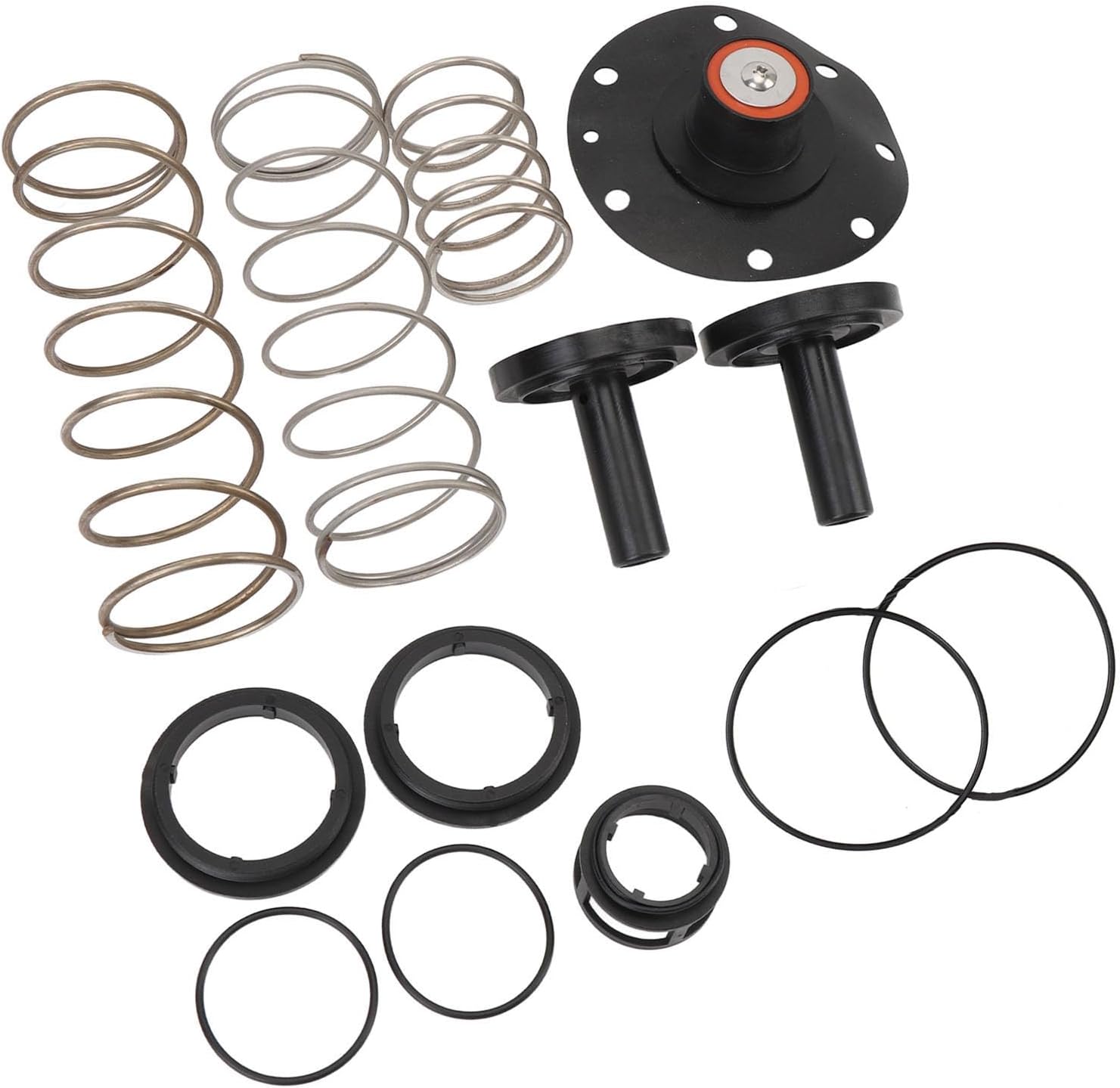 Complete Backflow Repair Kit for Zurn Wilkins 975XL 975XL2, 3/4 in to 1 in Backflow Preventer Rebuild Kit with Leak Prevention Design, Durable Metal and ABS Components for RPZ