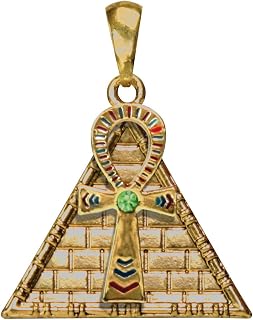 YTC Summit Ankh Pyramid Pendant Collectible Medallion Necklace Accessory Jewelry
