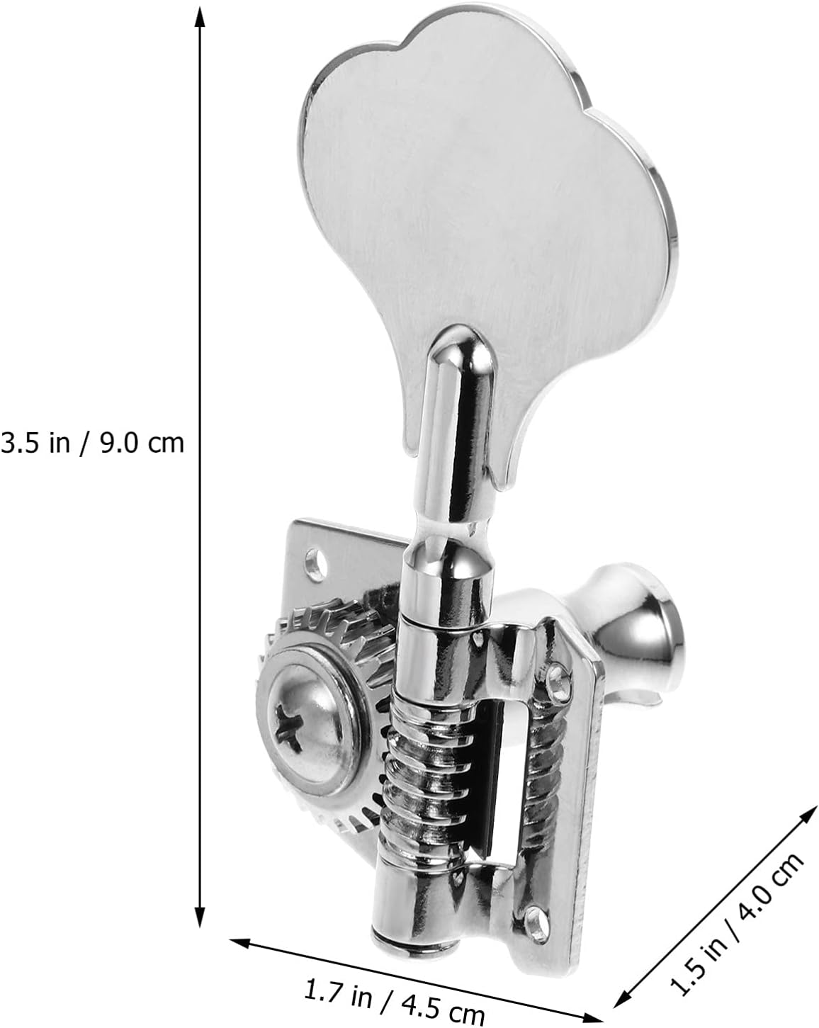 Bass Tuning Keys Replacement for Broken or Old Bass Tuners Silver Chrome Left Hand