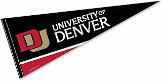 Denver Pioneers Wordmark Logo Pennant Banner Flag