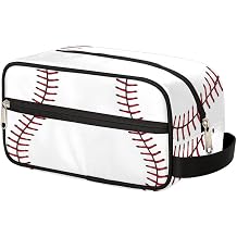 Baseball Hanging Toiletry Bag,Travel Hygiene Kits for Boys Mens,Waterproof Makeup Carry-on Bags,Cosmetic Bag,TSA Approved Shave Dopp Kit for Toiletries Shower Bathroom Accessories Gifts