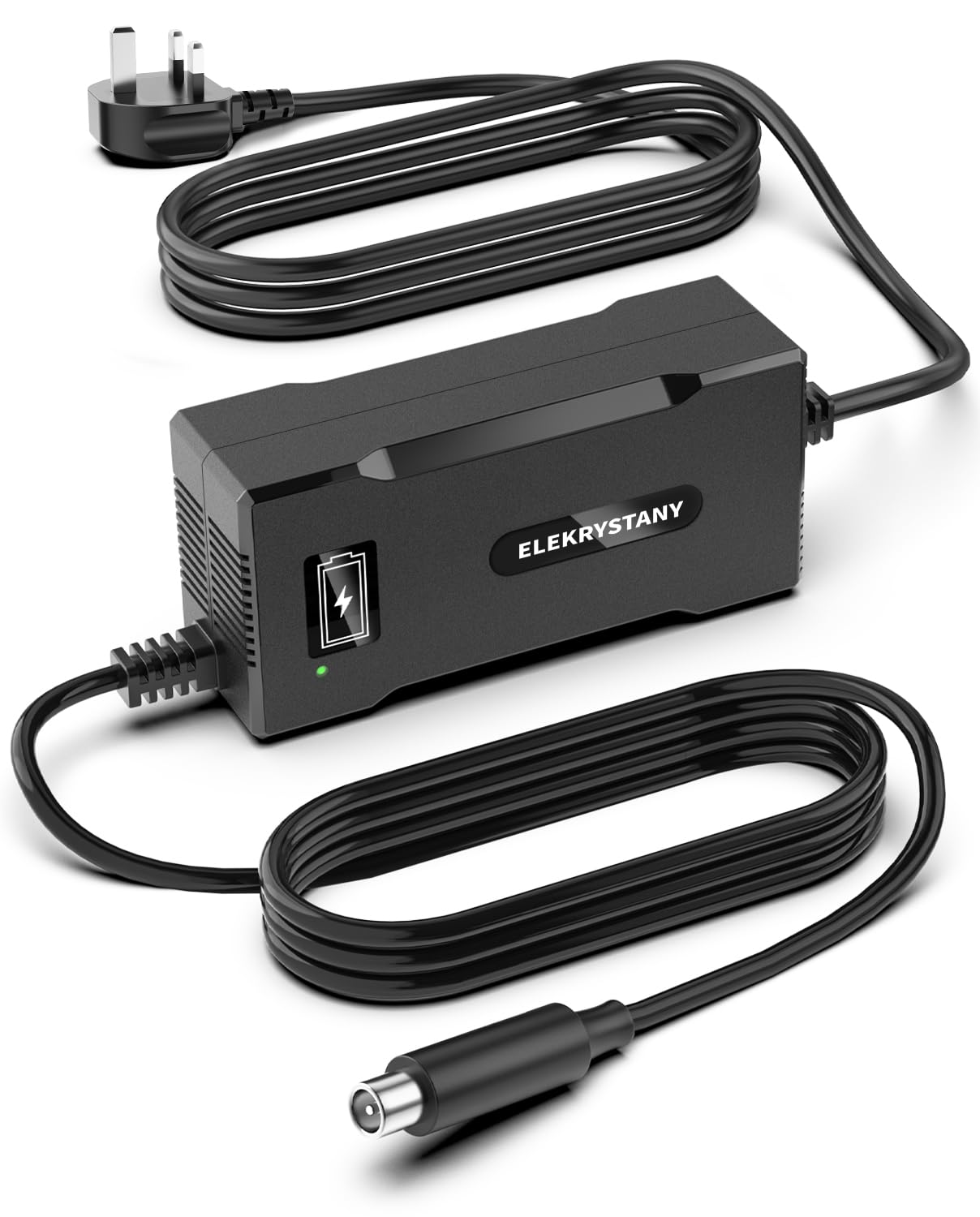 42V 5A Scooter Charger for Segway Ninebot, Compatible with MAX G2 G30LP E2 Pro F65 F40 F30 D28 D40 ES2 ES4 E22 E45, Replacement Power Adapter for 36V Lithium Battery, RCA Round Charging Port