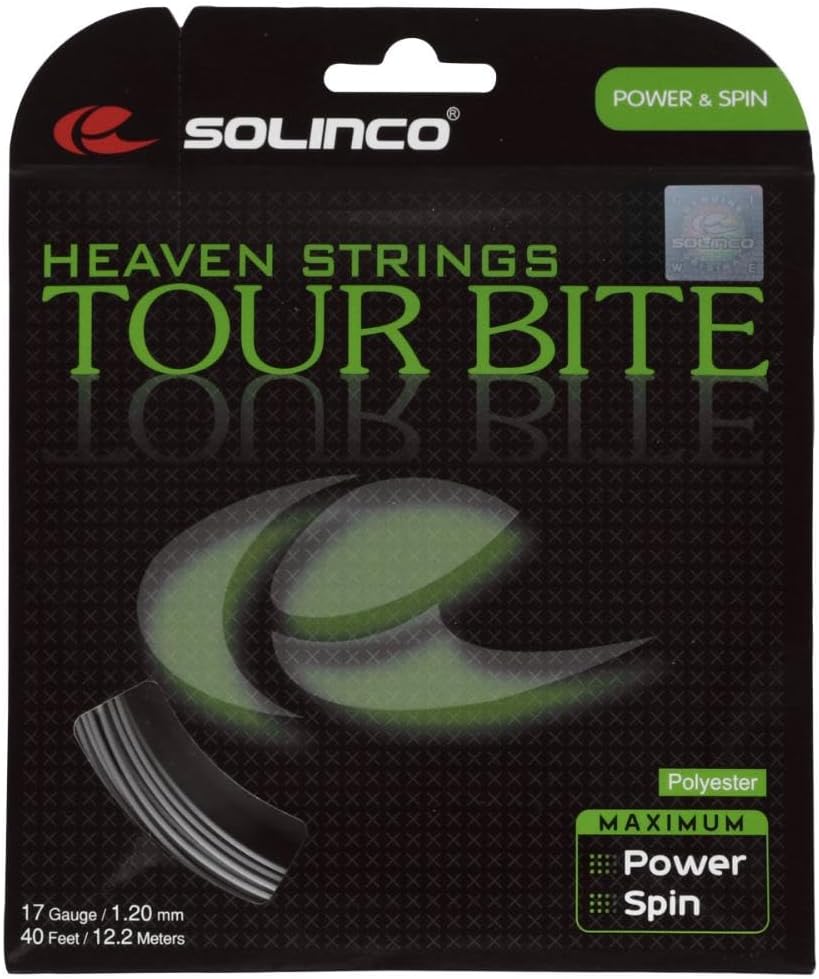 Solinco Tour Bite (17-1.20mm) Tennis String (Silver)