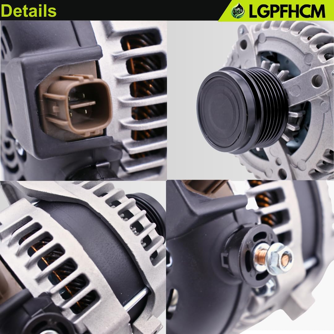 104211-3541 12V 125A Alternator for Toyota Camry 2.5L L4 2014-2017 For RAV4 L4 2.5L AWD 2013-2018 For RAV4 All Engine 2017-2018#104211-3161 27060-0V170 27060-36080 210-1244 210-0875 6-Groove