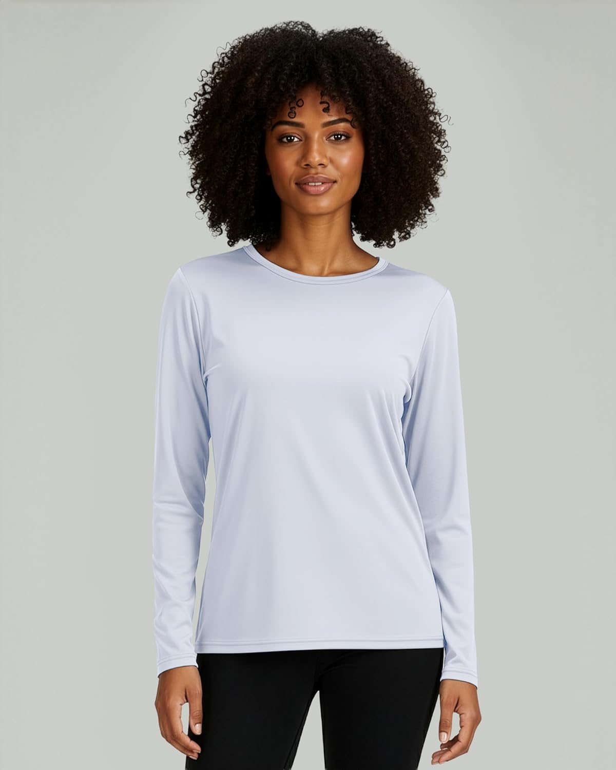 Real Essentials 4 Pack: Women's UPF 50+ Quick Dry Fit Sun Shirts Long Sleeve UV SPF Hiking Top Outdoor (Available in Plus) - Image 2