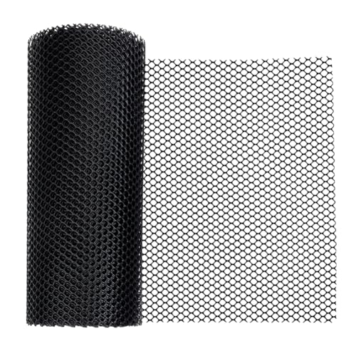 5mx30cm clôture de volaille en plastique noir de grilla OLYCRAFT